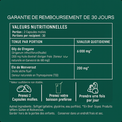 Vitaly – Gélules d’Huile d’Origan & Nigelle